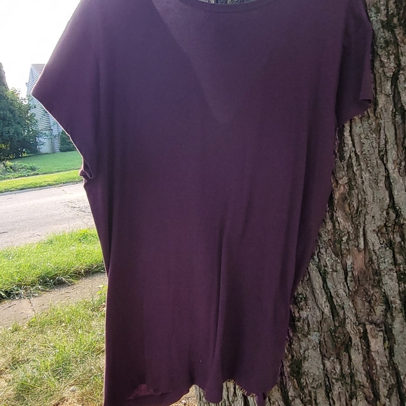 Vintage Baby Phat ruched tunic plum gold 2X - Picture 5 of 7